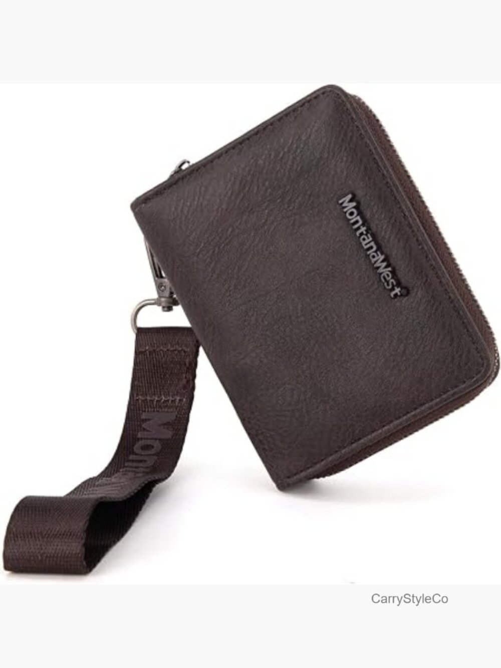 Small RFID Blocking Wristlet Wallet with Detachable Strap